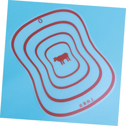 PRETYZOOM Flexible Plastic Chopping Board Mat Large Non- Cutting Board for Kitchen Easy Storage and Cleaning for Fruits Vegetables