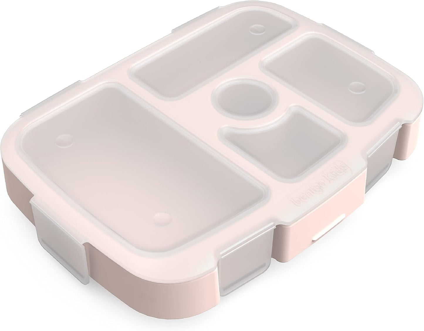 Bentgo® Kids Prints Tray with Transparent Cover - Reusable, BPA-Free, 5-Compartment Meal Prep Container with Built-In Portion Control for Healthy Meals At Home & On the Go (Mermaids in the Sea)