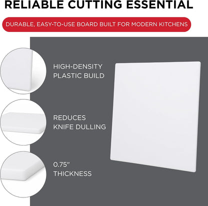 Winco CBWT-1830 Cutting Board, 18-Inch by 30-Inch by 1/2-Inch, White,Medium