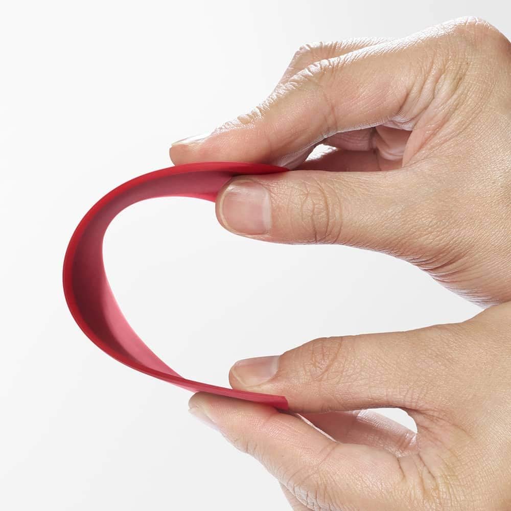 Cuisipro Flexible Bowl Scraper, Red