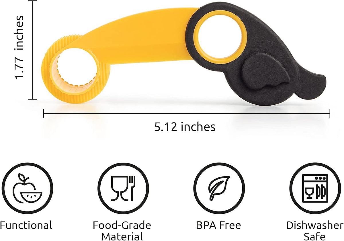 OTOTO Hippo Cherry and Olive Pitter - Unique Kitchen Gadgets, Cooking Gifts for Women, Kitchen Essentials, Kitchen Utensils, Cute Gifts, Kitchen Accessories, Gift for Kids