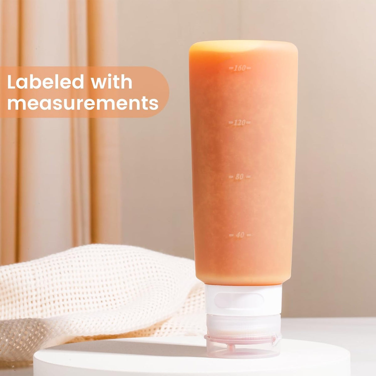 MICEBAY 2 oz Condiment Squeeze Bottles, Leakproof Salad Dressing Container