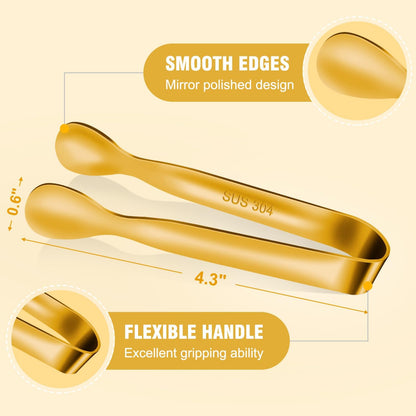 Metal Tongs For Cooking Up To 600°F Kitchen Tongs 2PCS - 9", 12 inch