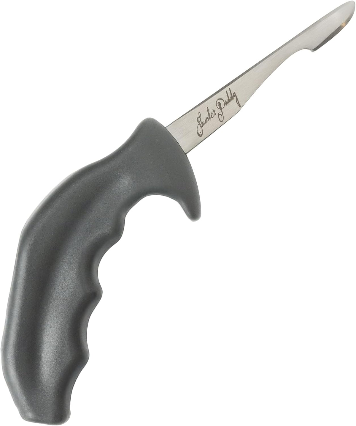 Zyliss Shucker Paddy Oyster Knife, Ergonomic Pistol Grip Oyster Shucking Knife with Finger Guard, 3in Stainless Steel Blade, Dishwasher Safe, Professional Oyster Opener