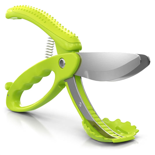 Salad Scissors for Chopped Salad, 8.9" Stainless Steel, In-Bowl