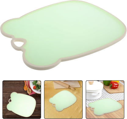 Baluue Large Non-slip Fruit and Vegetable Cutting Mat Jelly Color Kitchen Board for Home Use