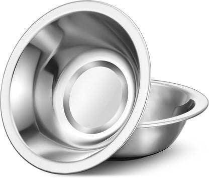 304(18/8) Stainless Steel Mixing Bowls for Kitchen, 6.3" 13.67 fl.oz Metal Mixing Bowls Set Stackable for Baking Serving Cooking Food Prep Storage Dishwasher Safe Lightweight