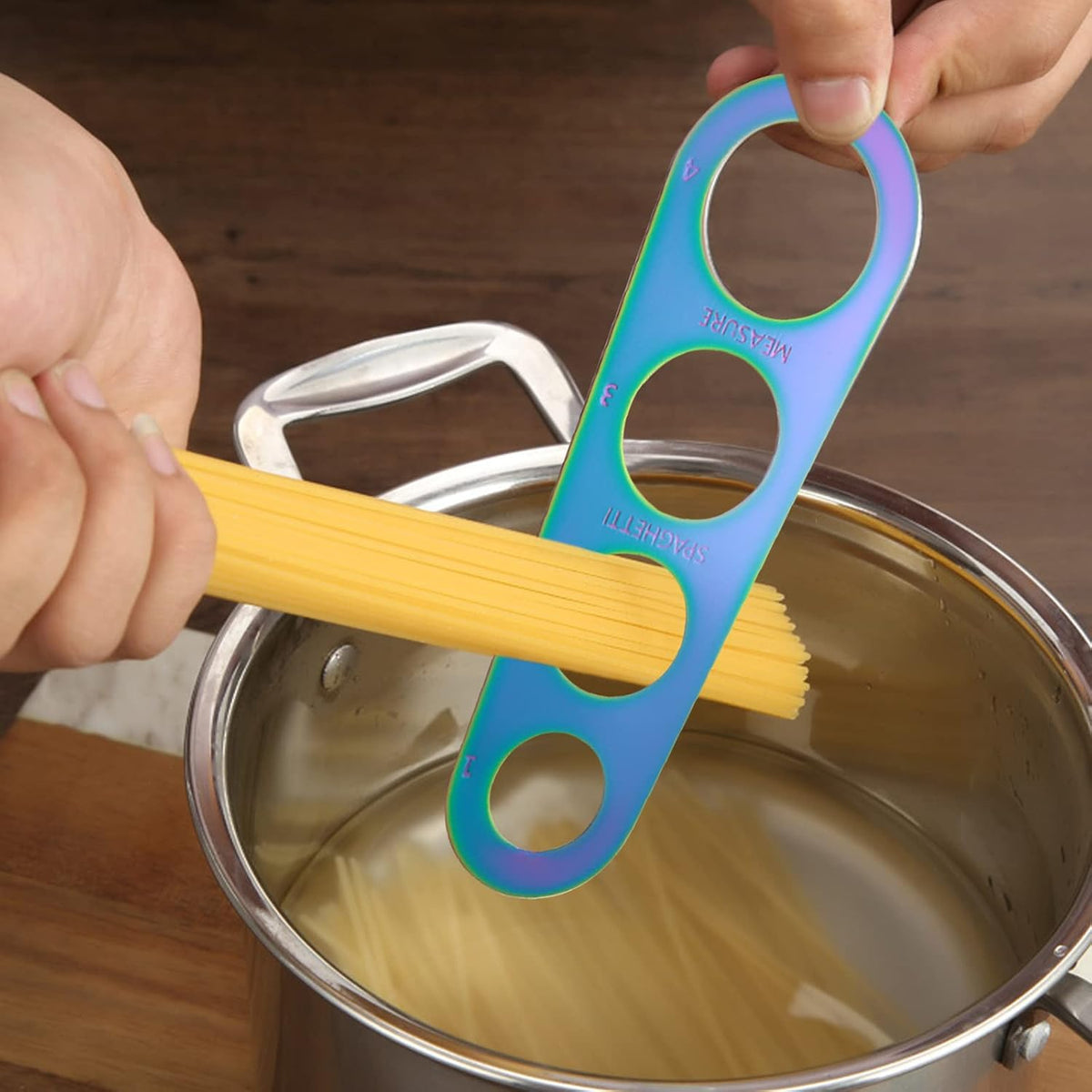 2 Pcs Spaghetti Measuring Tools with 4 Portion Sizes