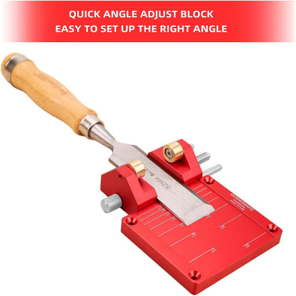 GOINGMAKE Honing Guide System Chisel Sharpening Kit for Woodworking Chisels and Planes 5/32" to 3" Chisel Sharpener Sharpening Holder Guide with Sharpening Angle Fixture, Angle Gauge and Storage Case