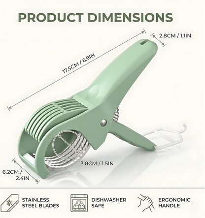 Banana Slicer Cutter Grape Cutter Strawberry Slicer Green