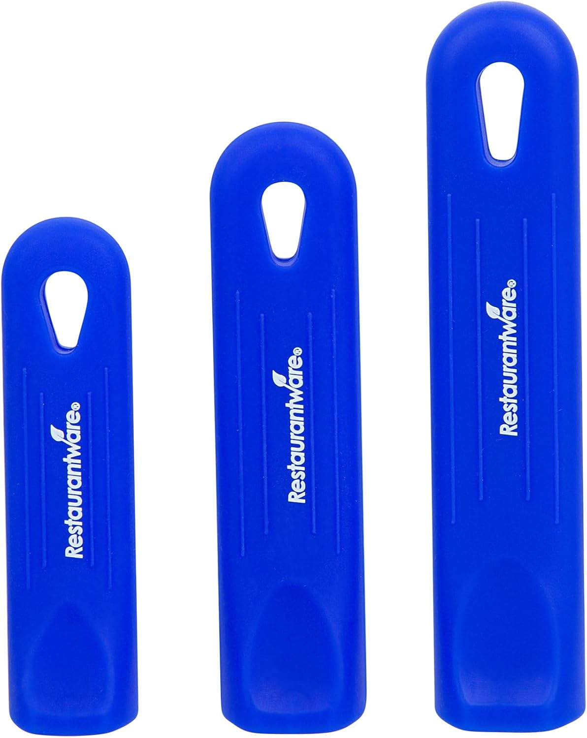 Restaurantware Silicone Pan Handle Cover Set 1-Count Heat-Resistant Removable Pan Handle Grips, Ergonomic Non-Slip Green Handle Protectors for Fry Pans and Sauce Pans