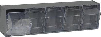 Quantum Storage Systems QTB302WT 2 Drawers Tip Out Cabinet Part Organizer White 14" H x 24" W x 12" D