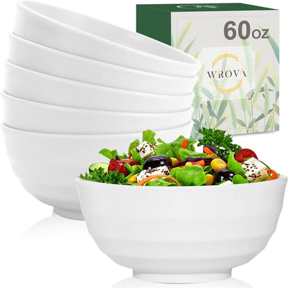 Wheat Straw Bowl Sets,8 PCS Unbreakable Cereal Bowl 26 OZ,Microwave and Dishwasher Safe Bowls,Bowl Sets for Camping and Picnic BPA Free Colorful Salad Bowls for Serving Soup,Oatmeal and Fruit Etc…