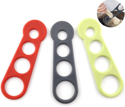 Spaghetti Measurer Tools, 2 Packs Spaghetti Spoon Spaghetti Gauge Measurer Portion Control Tool, Pasta Measure Tool Pasta Measure Ruler for Noodles Rice Noodles Pasta Spaghetti, Random Color