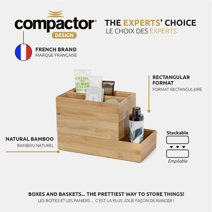 Compactor Osaka Organizer - Nature Collection, Size M | Eco-Friendly Bamboo Storage Solution