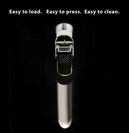 MANNKITCHEN High-Capacity Stainless Steel Double-Lever Garlic Press