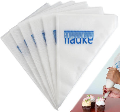 ilauke 13 Inch Disposable Piping Bags, for Cake Baking Decorating