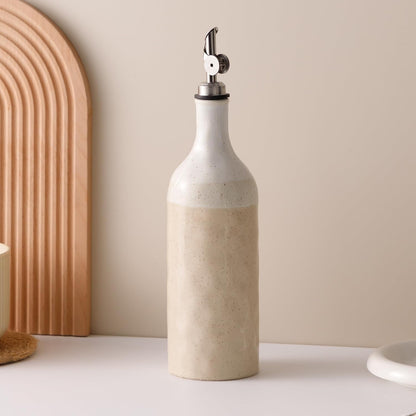 Olive Oil Dispenser Bottle for Kitchen, 23 Oz Large Ceramic Oil Dispenser