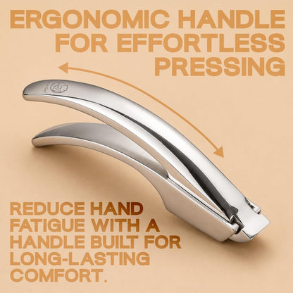 Gourmet Easy Garlic Press Lifetime Replacement, No Need to Peel, Fine Mince