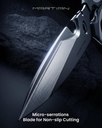 8“ Sharp Heavy Duty Kitchen Scissors, Multi Purpose Kitchen Shears for Food