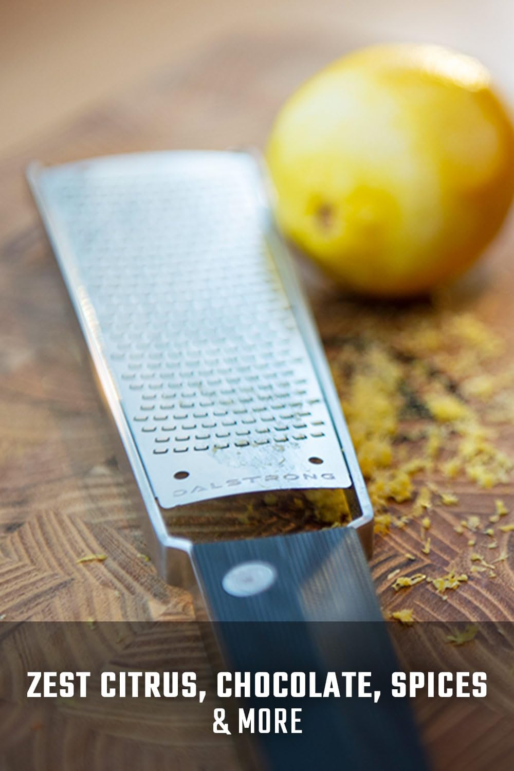 Dalstrong Wide Cheese Grater - Coarse Stainless Steel Blade
