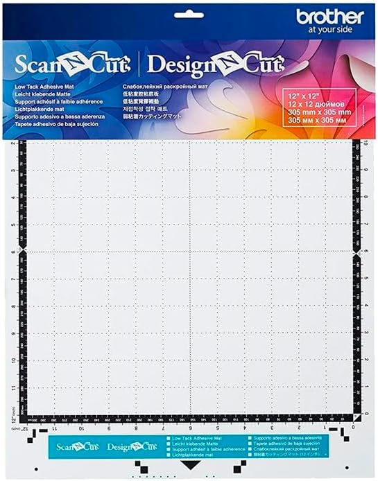 Brother Standard Mat 12”x12”, CAMATSTD12, 12"X12" , White