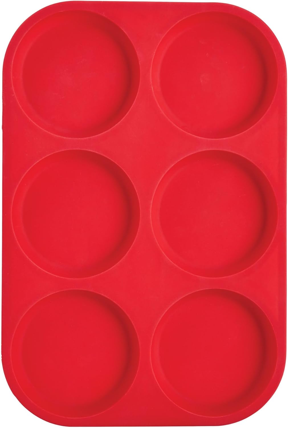 Mrs. Anderson's Baking Silicone 12-Cup Muffin Pan Baking Mold, BPA Free, Non-Stick European-Grade Silicone, 13.5 x 10 x 1.25-Inches