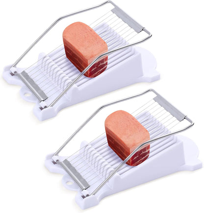 2 Pack Luncheon Meat Slicer, Egg Slicers,Strawberry Slicer