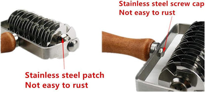 Pastry Lattice Roller Cutter, Stainless Steel Lattice Dough Cutter
