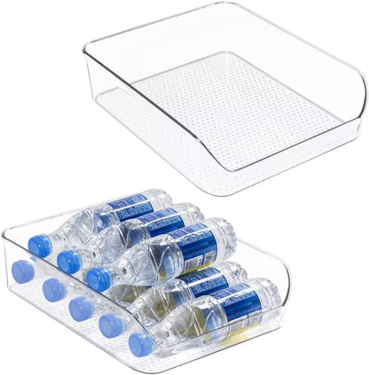 Ettori Set of 6 Clear Plastic Storage Bins - The Ultimate Pantry Organizers and Storage Solution for Kitchen, Cabinet, and Refrigerator Organization