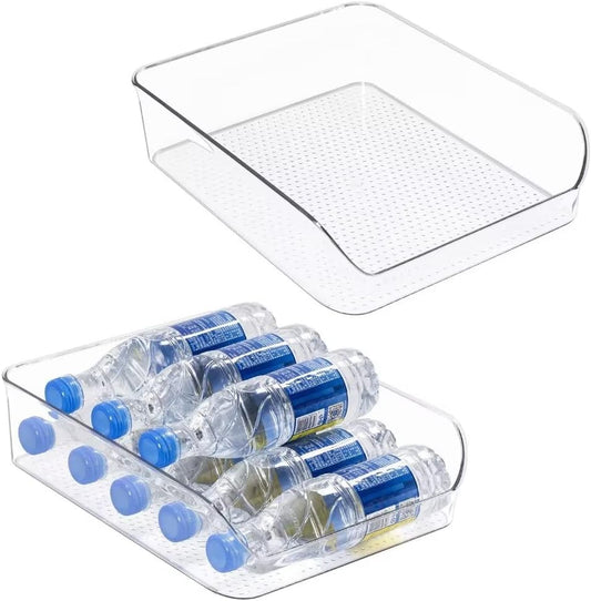 Ettori Set of 6 Clear Plastic Storage Bins - The Ultimate Pantry Organizers and Storage Solution for Kitchen, Cabinet, and Refrigerator Organization
