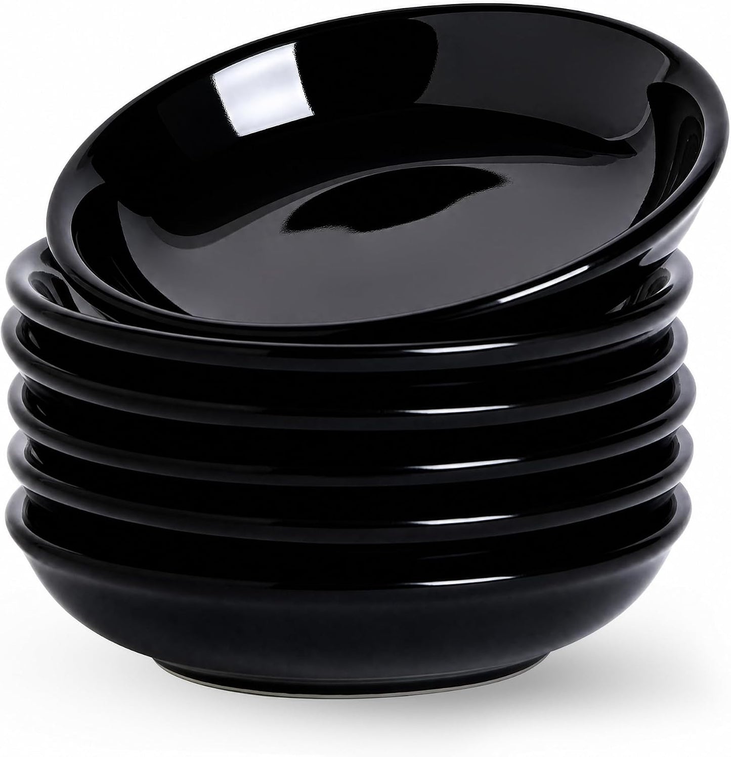 Japanese Style Ceramic Dipping Bowls,3'' Small Pinch Bowls Set Side Sauce Cups,Dishes for Sushi,Snack and Soy,BBQ,2.5 Oz Blue and White Mini Bowl for Kitchen Prep - Set of 6 (3 inch)
