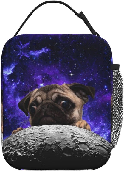 Purple Axolotl Lunch Box Lunch Box Reusable Insulated Totes Lunch Bag Thermal Cooler For Boy Girls School Men Women Beach Picnic Travel