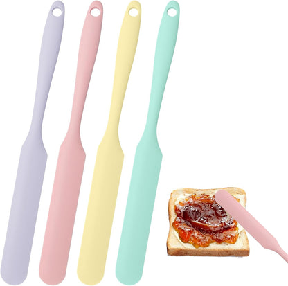 Jar Spatula, Purple/Pink/Green/Yellow