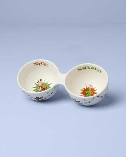 Lenox 898096 Merry Grinchmas Chip & Dip Bowl, Christmas Dishes, Festive Holiday Serveware