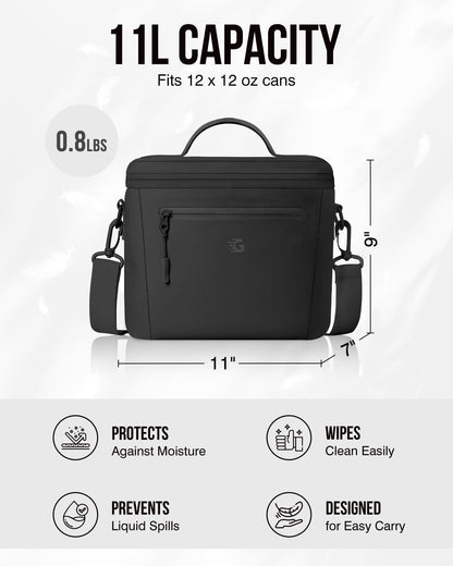 GLORIEROO Insulated Lunch Box Bag Women Girls - Waterproof Leakproof Lightweight Reusable Cooler for School Work Picnic - Back to School