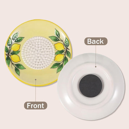 ElevateTech Ceramic Garlic Grater Plate Kitchen Grater Utensil Set