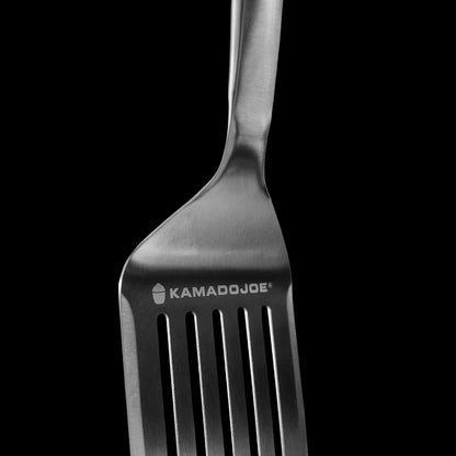 Kamado Joe® Krafted™ Steel Bristle-Free Grill Brush with Scraper, 18-Inch Ergonomic Handle, Replaceable Head, Dishwasher Safe Stainless-Steel BBQ Cleaning Tool