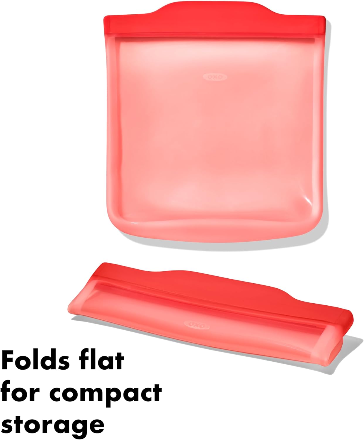 OXO Good Grips Silicone Reusable Bag - Stand-Up Cup (8 oz) - Oat