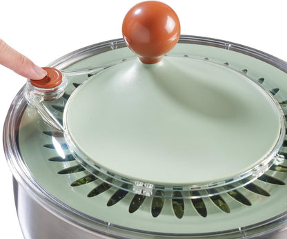 Salad Spinner, Medium-sized Lettuce Veggie Fruit Spinner and Strainer, Multipurpose Vegetable Washer Dryer with Lid,160 oz