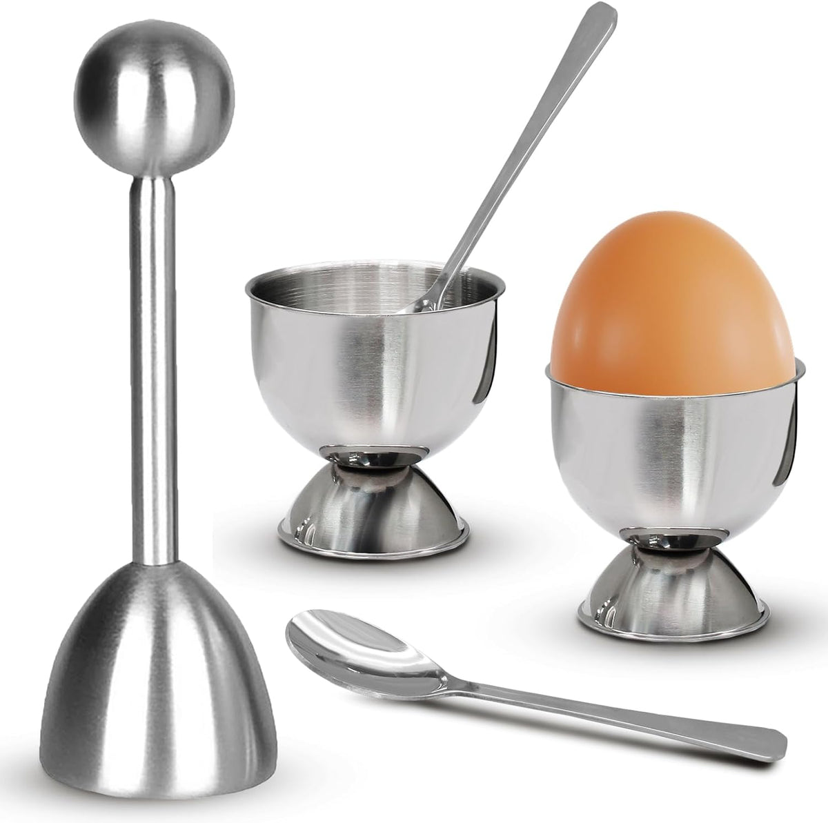 Egg Cups & Cracker Set of 5