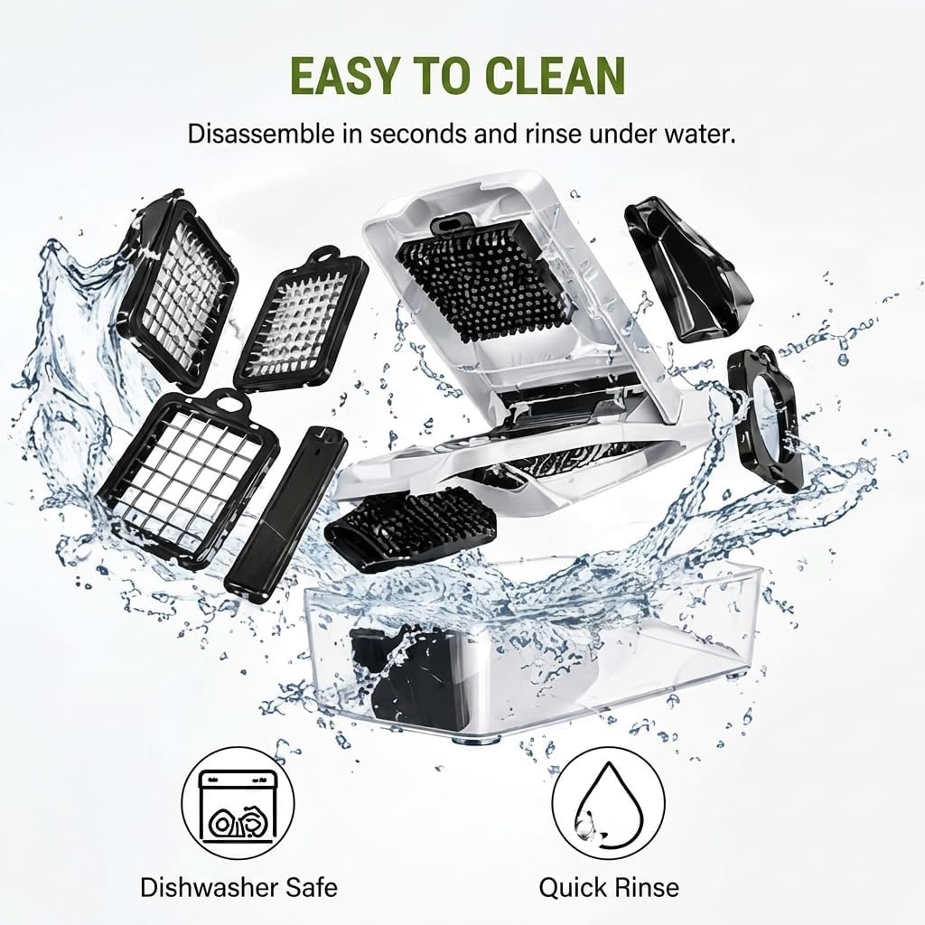 Multi 23-in-1 Pro Vegetable Chopper & Mandoline Slicer, 10 Blade-in-1