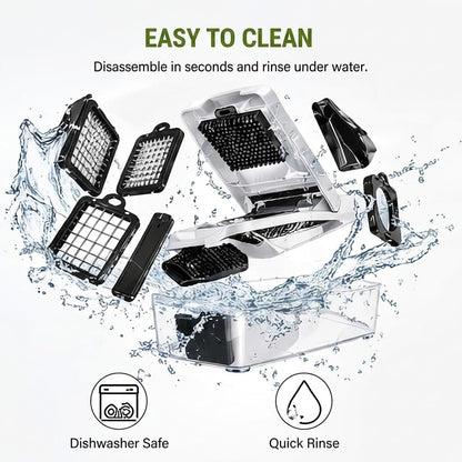 Multi 23-in-1 Pro Vegetable Chopper & Mandoline Slicer, 10 Blade-in-1