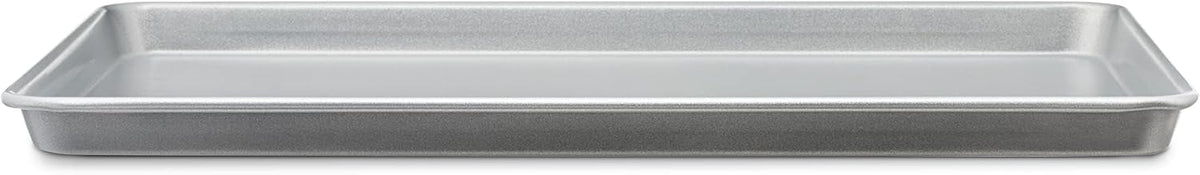 Amazon Basics Ceramic Nonstick Baking Sheets & Cooling Rack Set, Dishwasher Safe, Oven Safe, Half Sheet Size, Gray