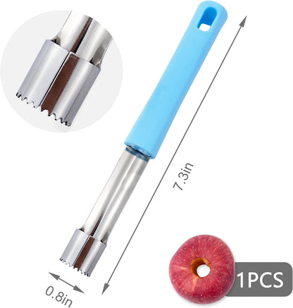 Apple Corer, Fruit Core Remover Tool, for Apples Cupcake, Blue