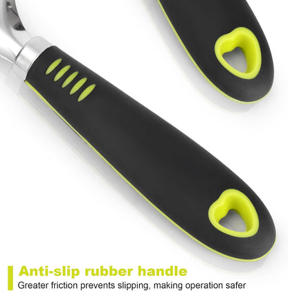Pasta Cutter, Noodle Cutter with 9 Rolling Blades, Stainless Steel Manual Tool for 8 Even 6 mm Strips, Non-Slip Handle, for Homemade Pasta, Fettuccine and Dough