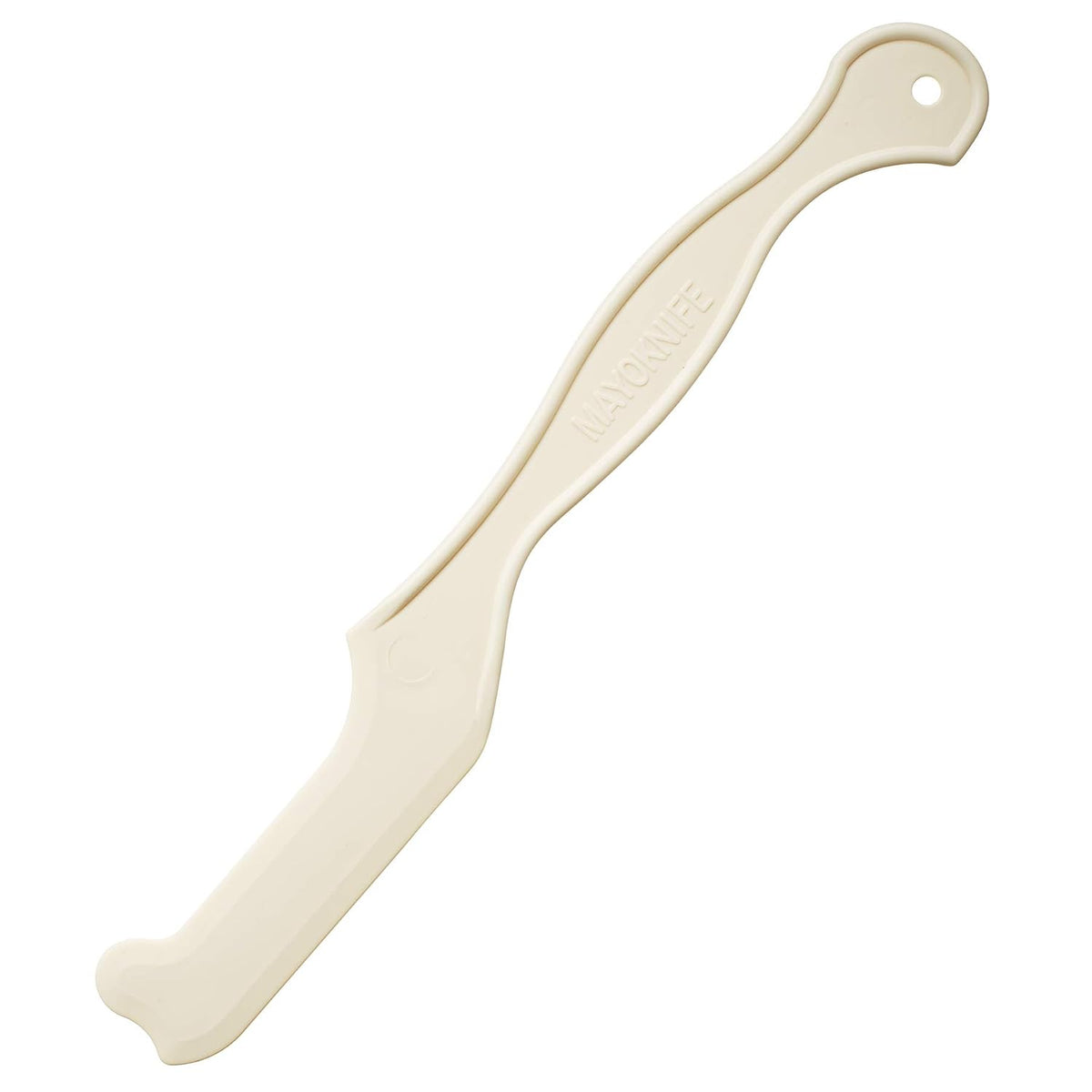 Compac Home Mayo Knife & Jar Scraper Spreader, White, for Kitchen (2 Count)