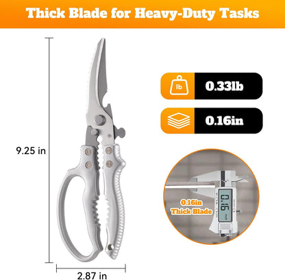 Poultry Shears, Kitchen Shears Heavy Duty for Chicken, Bones