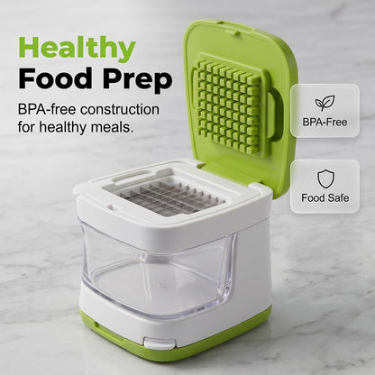Mini Garlic Chopper and Press with Container
