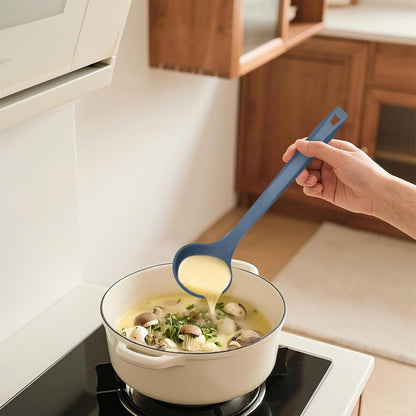 Kitchen Silicone Cooking Utensils Set of 6 with Holder, 600F Heat Resistant, BPA Free Cleanup